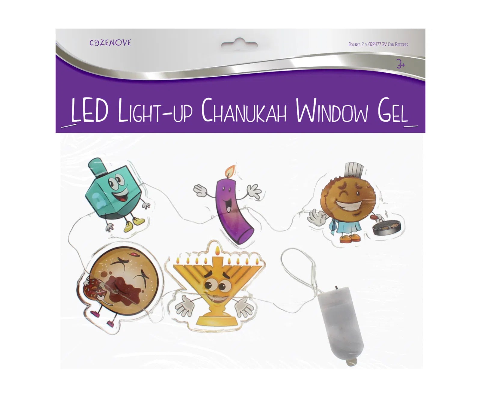 מדבקות חלון גל מוארות לד