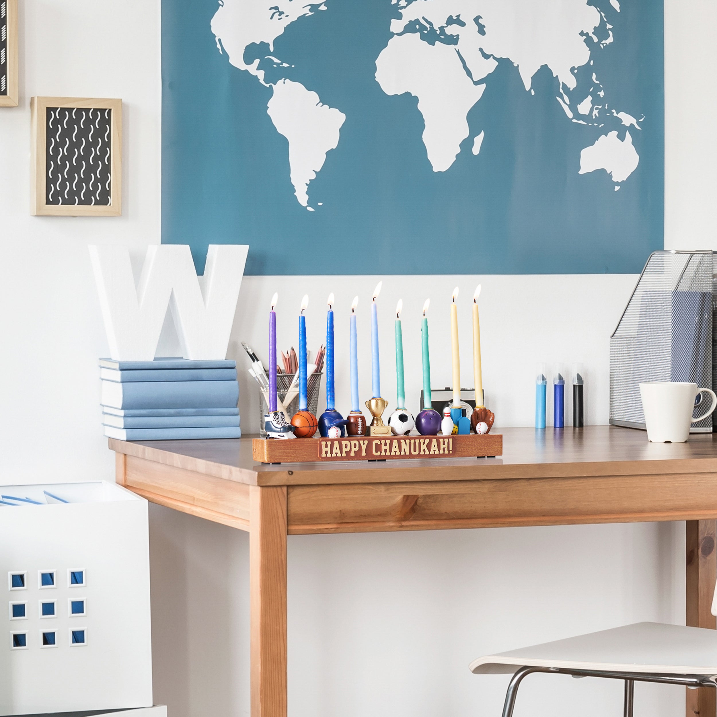 חנוכיית ילדים ספורט