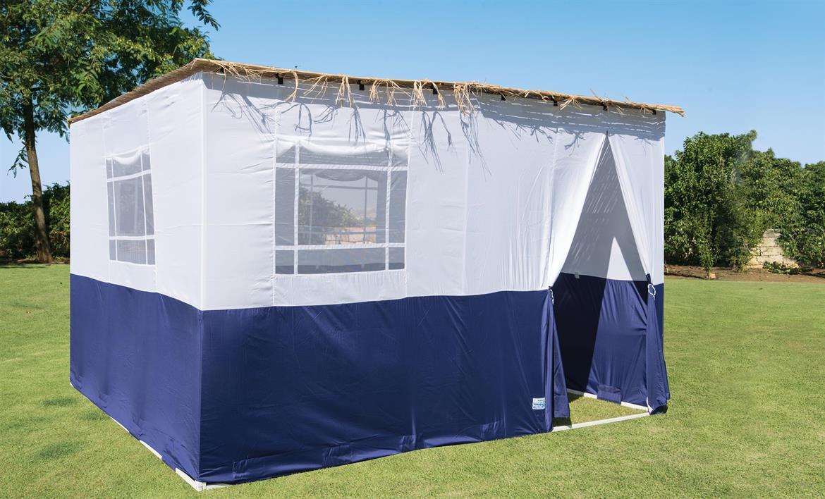 בד כותנה חלון + מודפס + דלת + מאויר לסוכה - סיטונאות