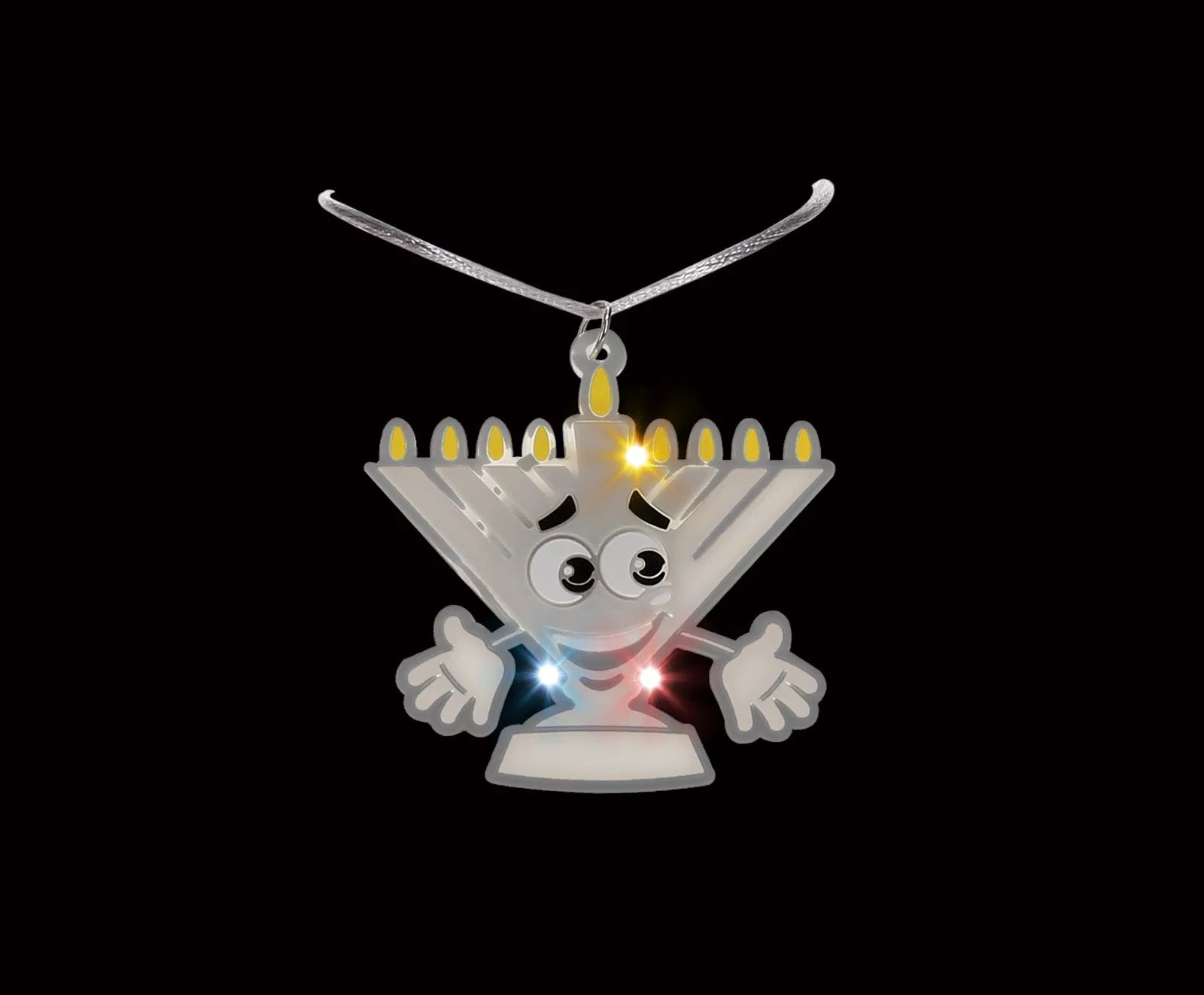 שרשרת חנוכייה לד