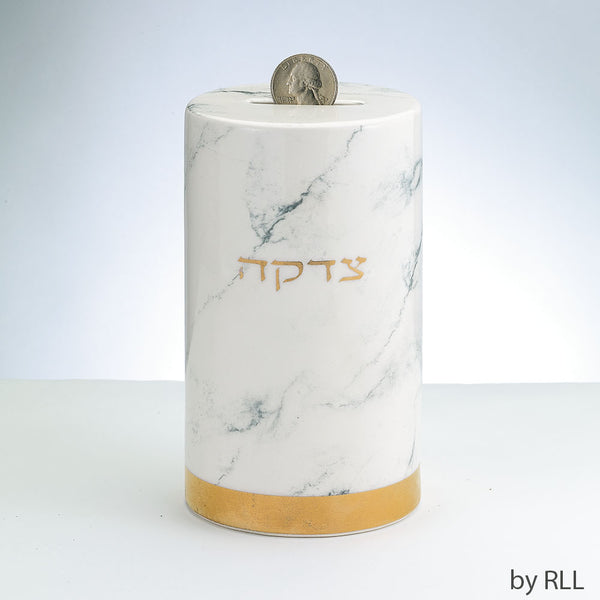 קופת צדקה לבן שיש