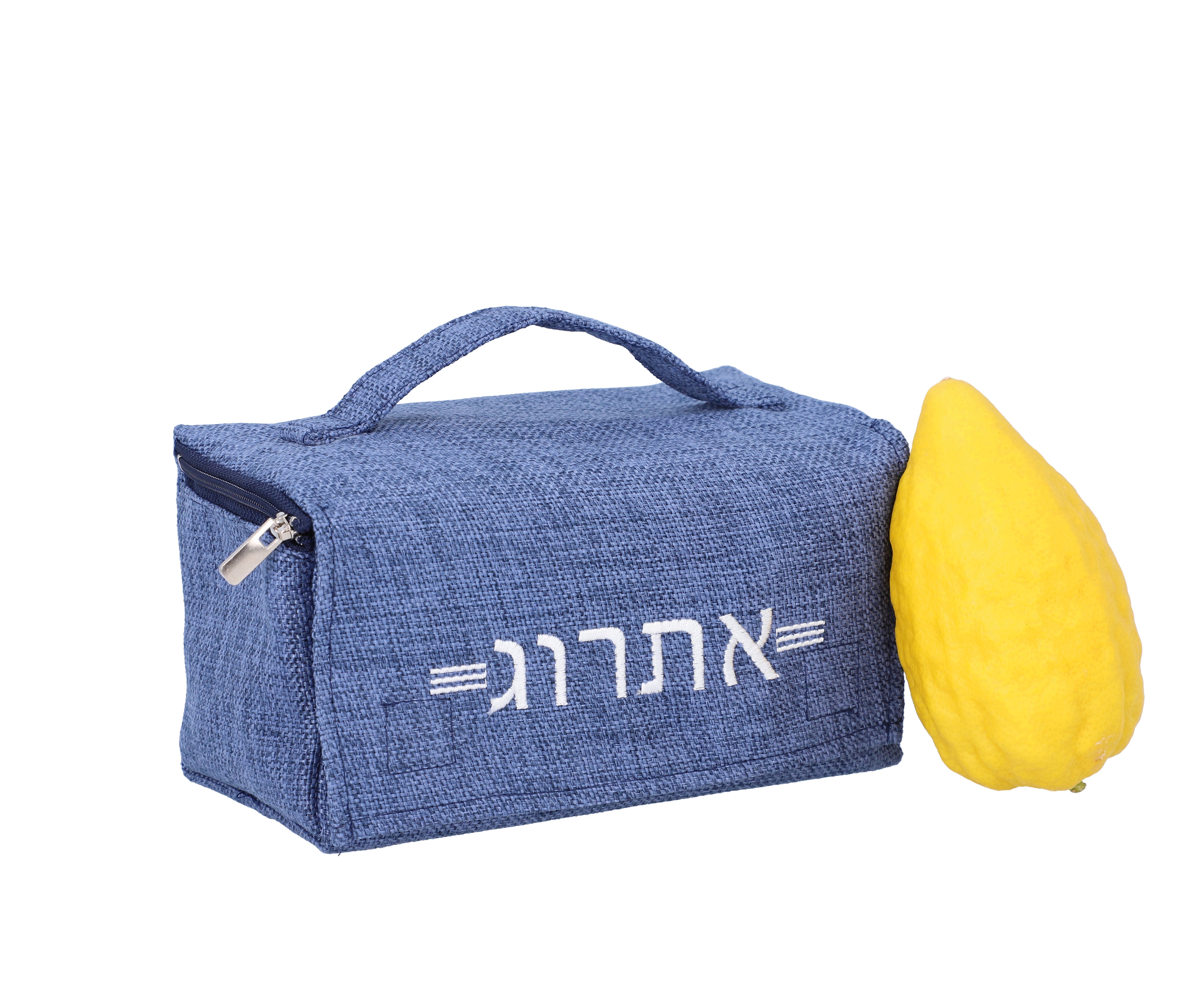 קופסת אתרוג בד יוטה -דגם אתרוג