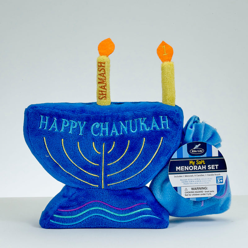 חנוכיית ספוג לילדים