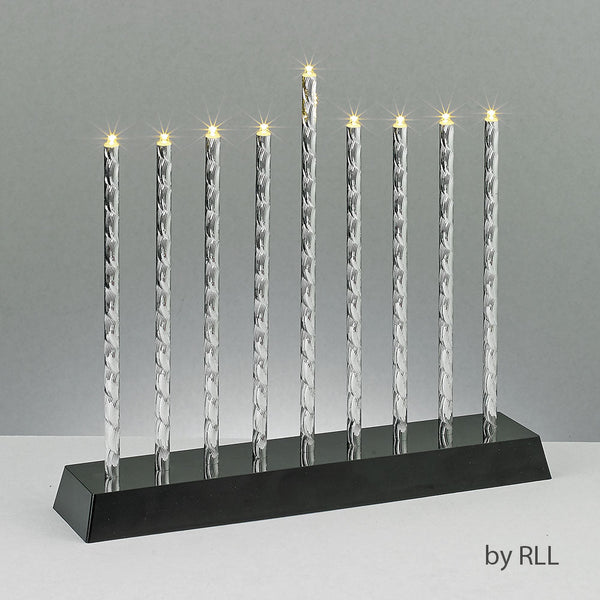 חנוכייה לד צבע כסף - סיטונאות