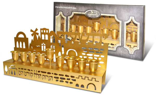 חנוכייה ברזל מפוארת ירושלים